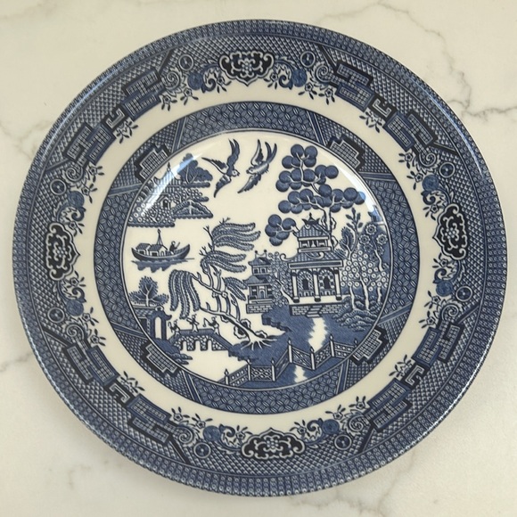 2  bowls Churchill Blue Willow Bowls set - Picture 3 of 6